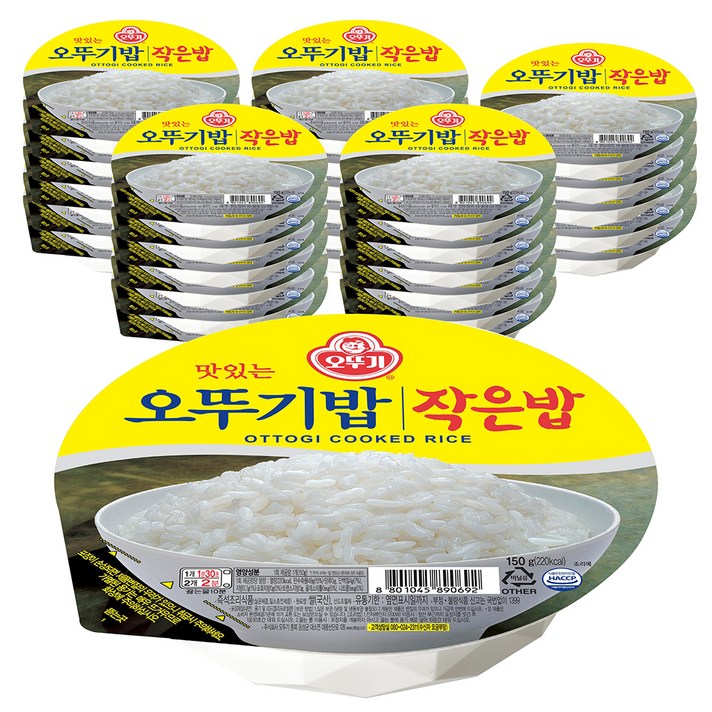 오뚜기 맛있는 작은밥, 150g, 30개