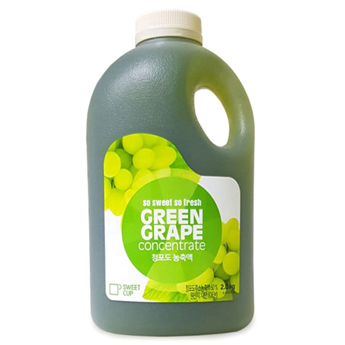 스위트컵 청포도 농축액 2kg, 1개