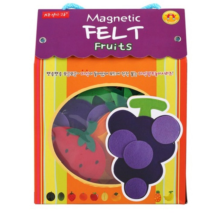 
                                                        자석나라 펠트자석과일, 1세트
                                                    