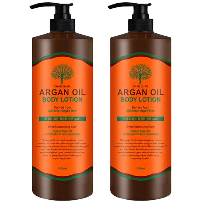 샤샤 아르간오일 대용량 바디로션1500ml, 1500ml, 2개