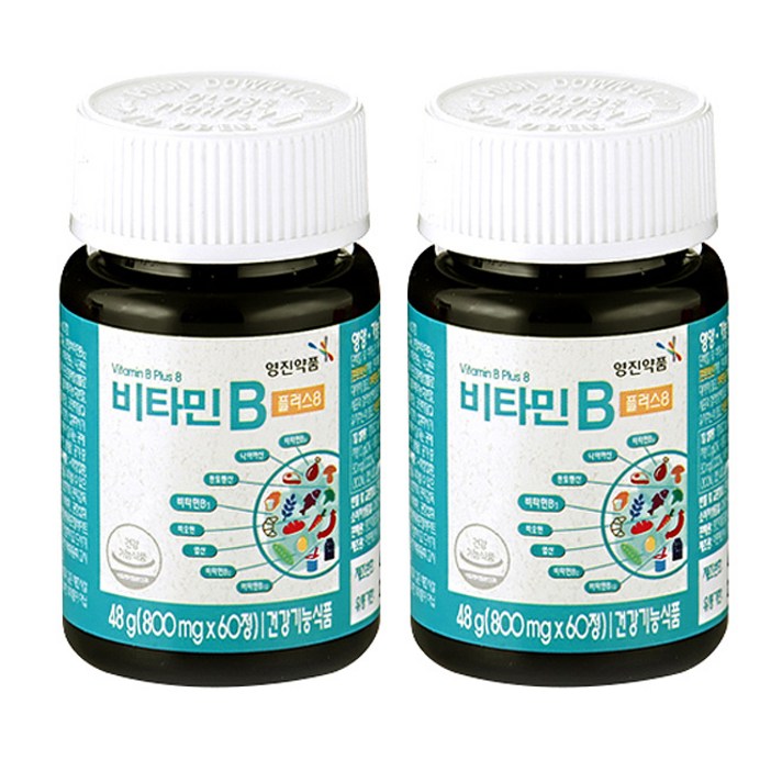 영진약품 비타민B 플러스8, 60정, 2개입