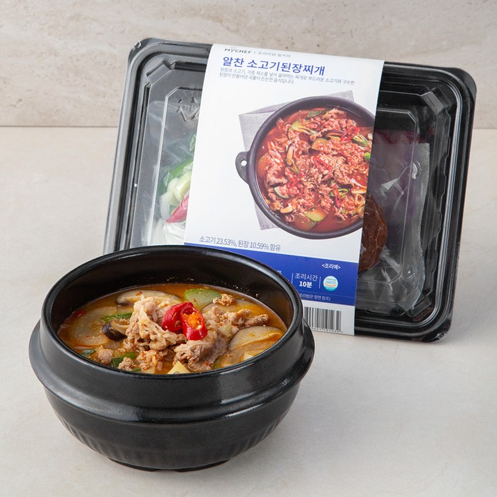 마이셰프 알찬 소고기된장찌개, 425g, 1개