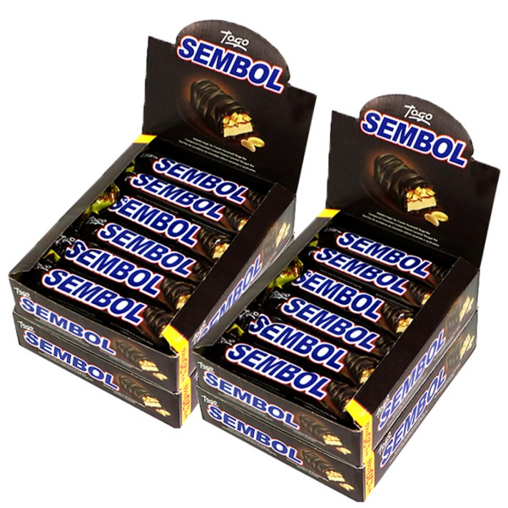  셈볼 누가 초코바, 50g, 24개 