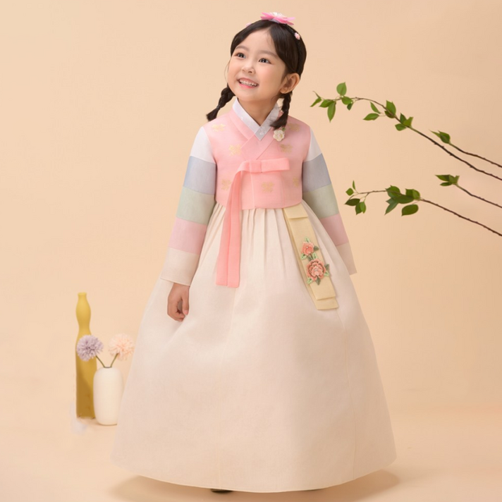 예가한복 여아용 1089 이솔나래 한복세트