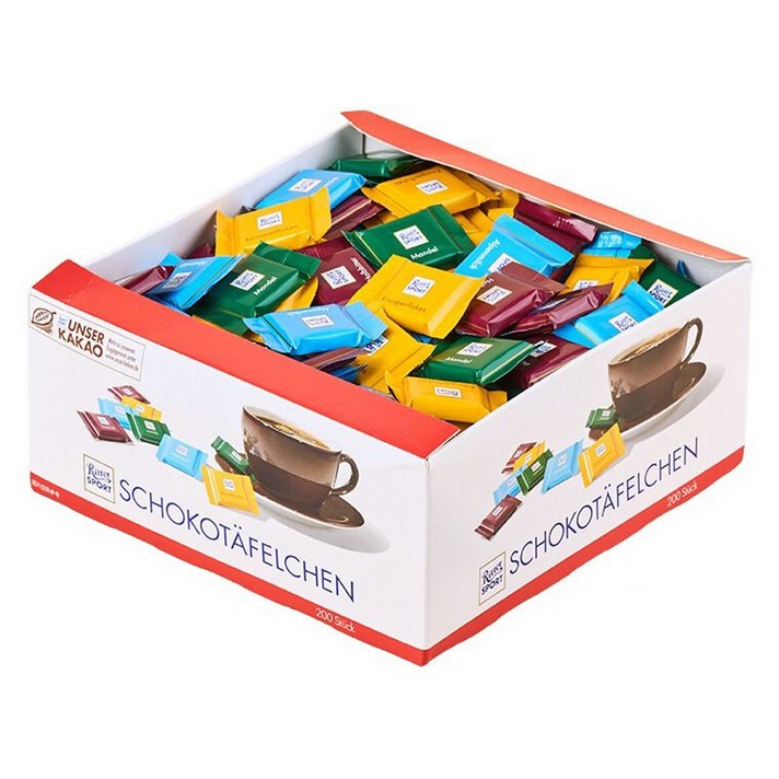  리터스포트 초코 4종 미니미니 초콜릿, 1kg, 1세트 