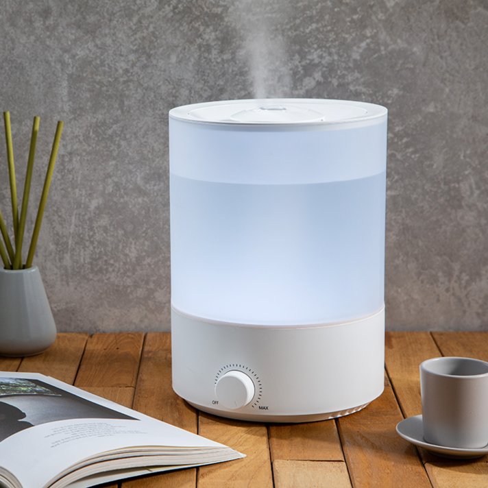 홈플래닛 초음파 가습기 4L, HL1-1001D1(반투명 물탱크/무드등 사용 가능)