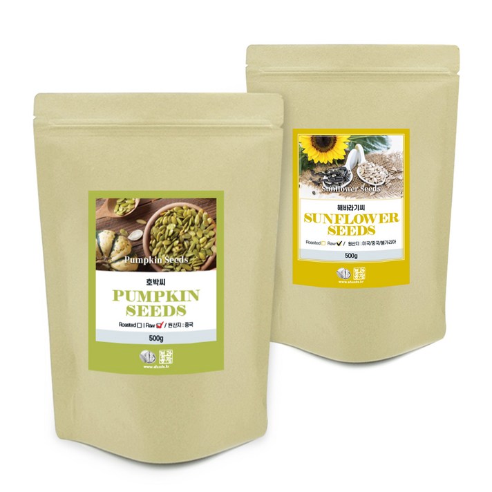 
                                                        견과공장 호박씨 500g + 해바라기씨 500g 세트, 1세트
                                                    
