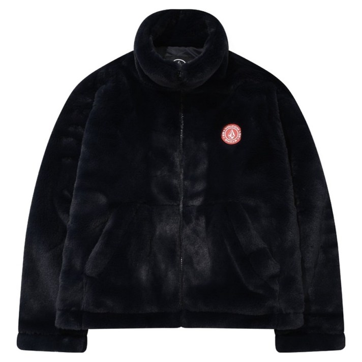 볼컴 여성용 크롭 에코 퍼 자켓 VA213JP502