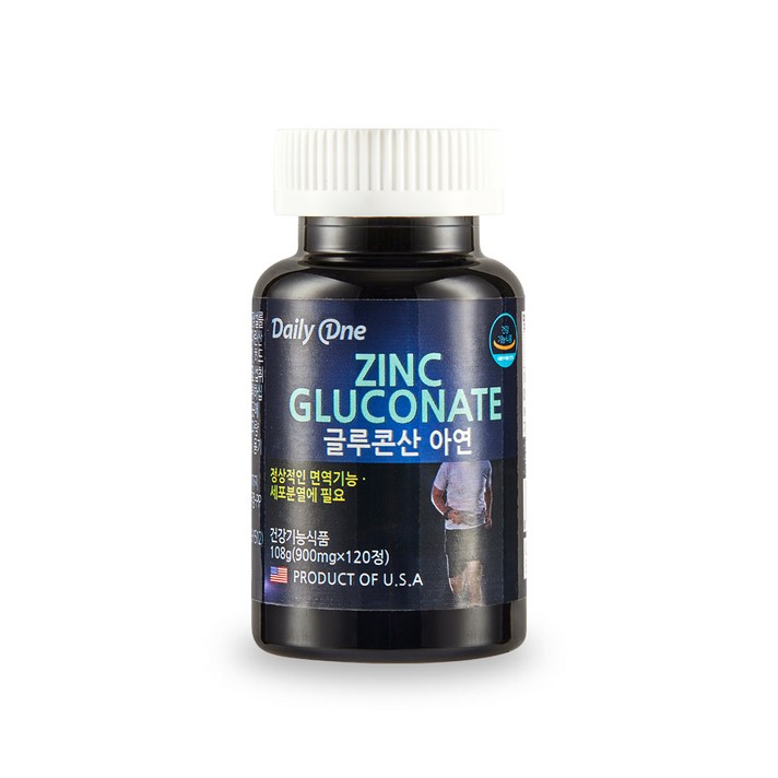 데일리원 글루콘산 아연, 120정, 1개