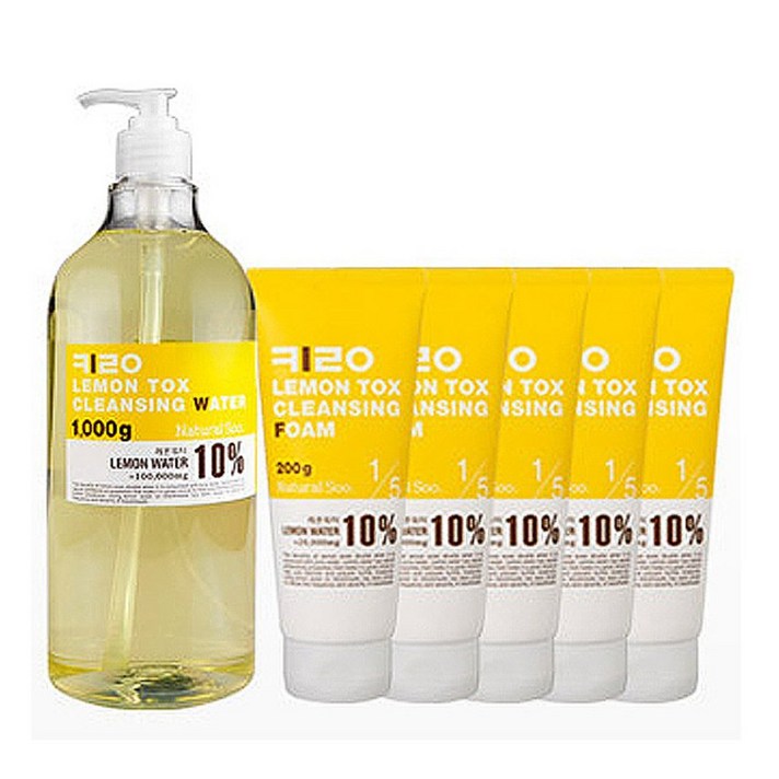 내추럴수 키로 클렌징워터 1000g 2종, 클렌징워터 1000g + 클렌징폼 1000g, 1세트