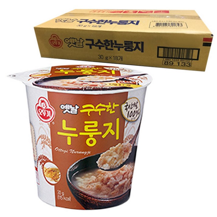 오뚜기 옛날 구수한 누룽지 30g, 18개입