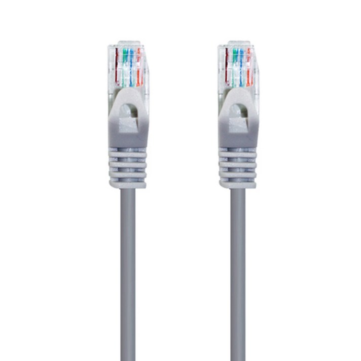 AVIVE 고급형 UTP 3m CAT6 랜선 케이블, GREY, 2개입