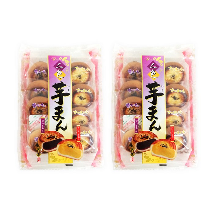 텐케 두가지맛 만쥬, 220g, 2개입