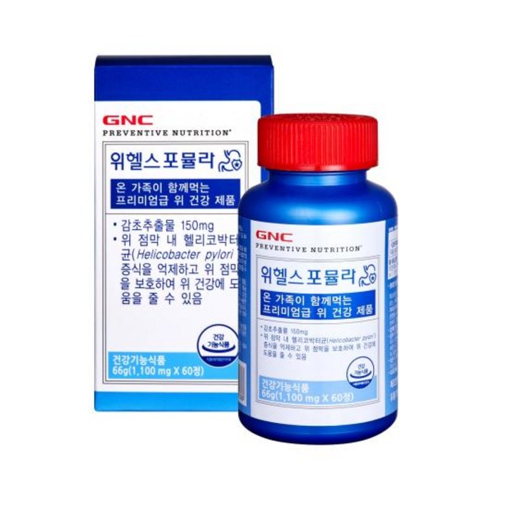 GNC 위헬스 포뮬라 기타영양제, 60정, 1개