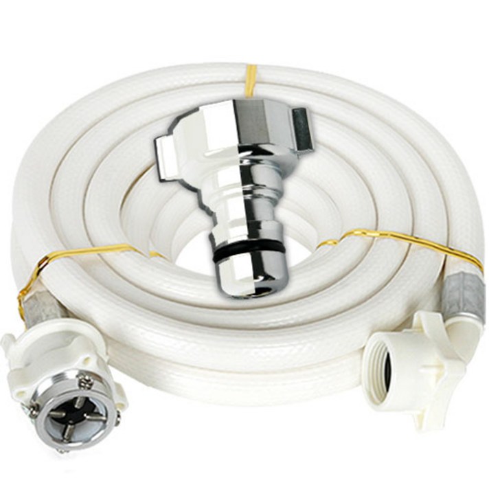 와이넷 PVC 커플링 세탁기호스 20M + 세탁기 커플링, 1세트