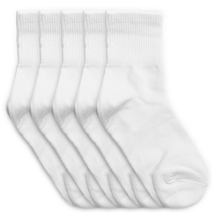 양말공장 여성용 퀄리티 밴딩 중목 양말 5족