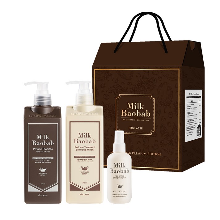 밀크바오밥 헤어케어 3종세트 2호, 8세트