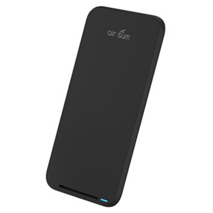 에어숨 2코일 고속 무선충전기 거치대 PS1000, 블랙