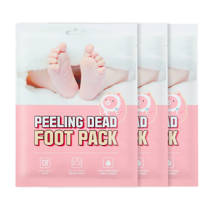 미팩토리 필링 데드 풋 팩, 1개입, 3개