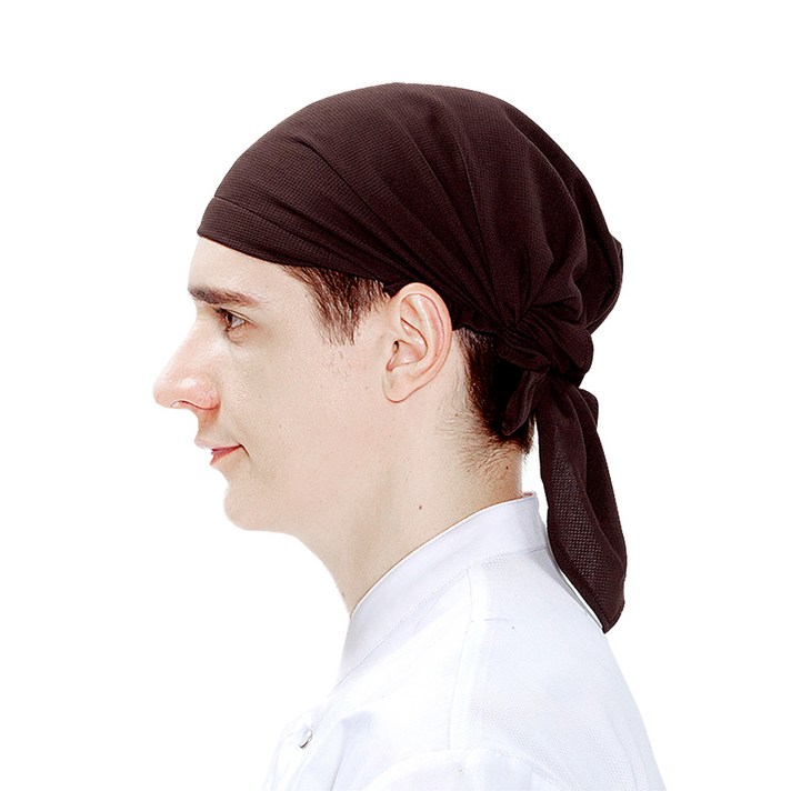 주방용 쿨스판 두건, 브라운, 5개