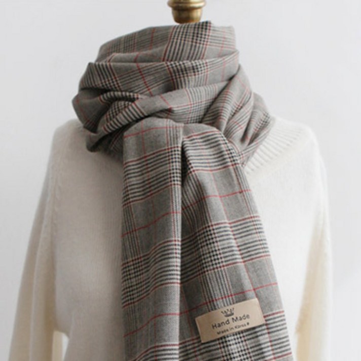 바비수 퀸체크 머플러