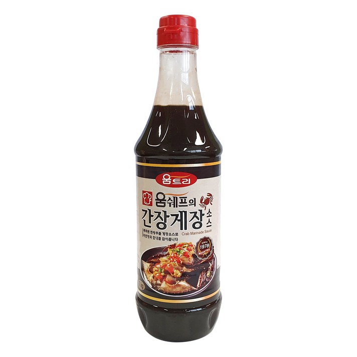 움트리 움쉐프의 간장게장소스, 1kg, 1개