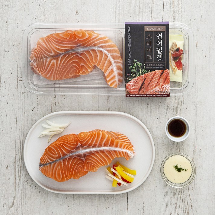한끼연어 스테이크용, 200g, 1개