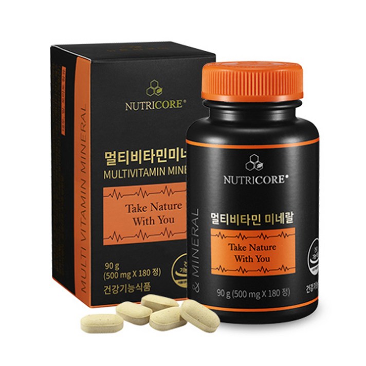 뉴트리코어 멀티비타민미네랄, 180정, 1개