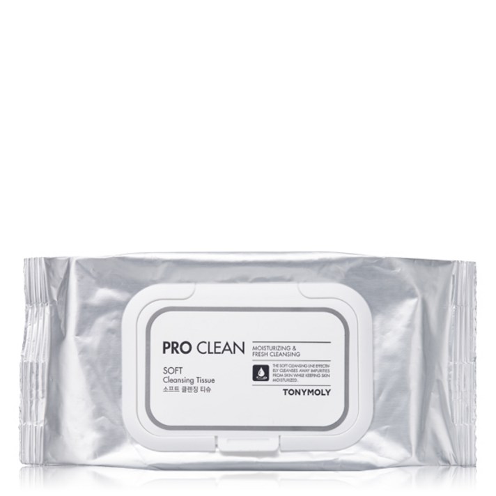 토니모리 프로클린 소프트 클렌징티슈, 50매, 1팩