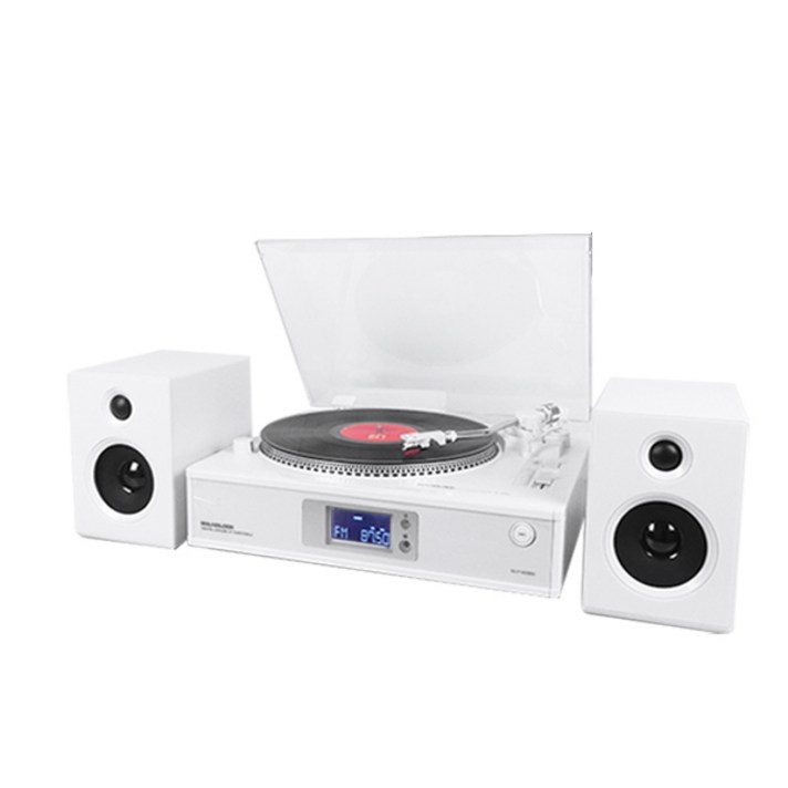  사운드룩 올인원 LP턴테이블 스피커 세트, SLT-5080PRO(화이트) 