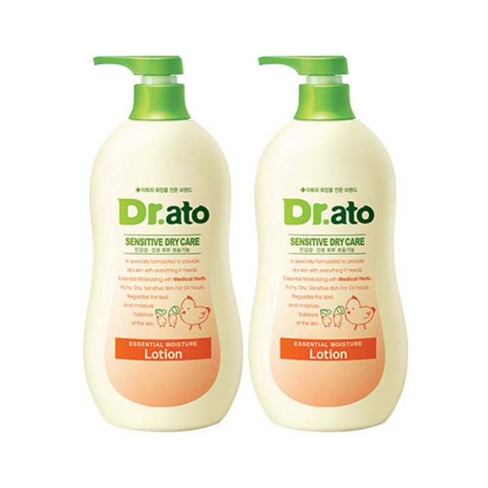 닥터아토 에센셜 모이스춰 로션, 500ml, 2개