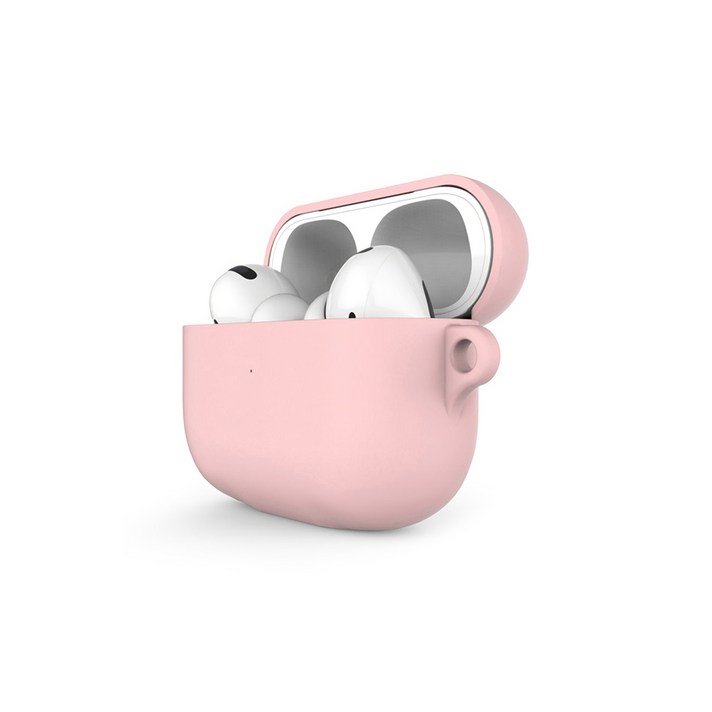 에어숨 에어팟 프로 필링 하드 케이스 + 고리, 핑크