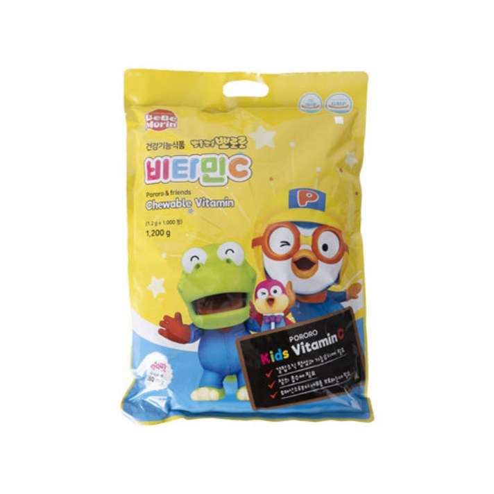 뽀롱뽀롱 뽀로로 비타민C 1000정, 1.2kg, 1개