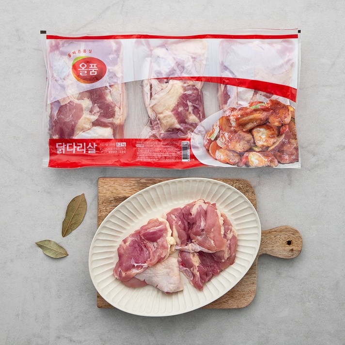 올품 닭다리살 (냉장), 400g, 3개