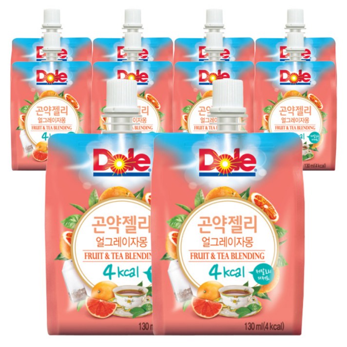 돌 곤약젤리 얼그레이자몽, 130ml, 10개