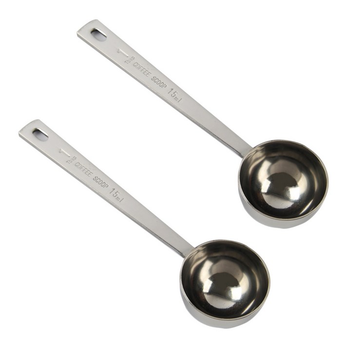 
                                                        아이메이트 스테인레스 커피콩 스푼 15ml, 2개
                                                    