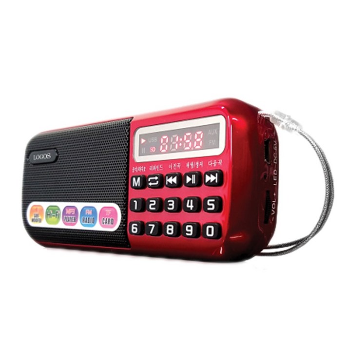  로고스 만나미니 전자성경 성가 찬송 라디오 16GB, B-898E, 랜덤발송 