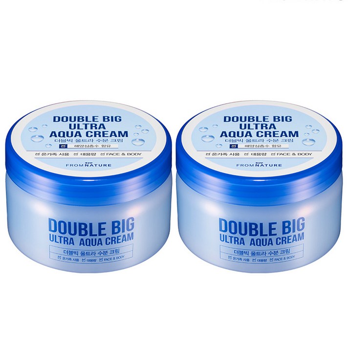 프럼네이처 더블빅 울트라 수분 크림, 500ml, 2개