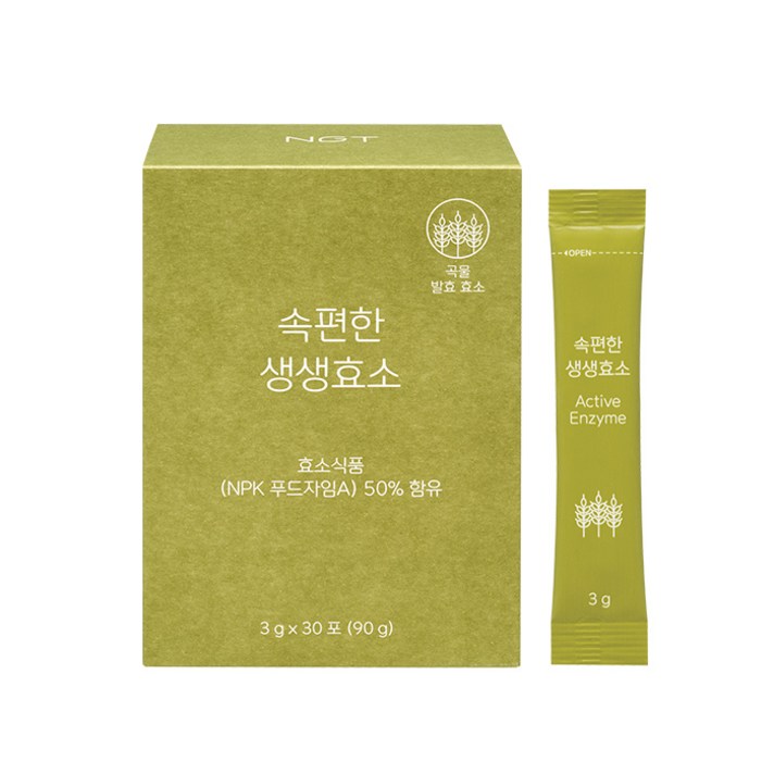 네츄럴굿띵스 속편한 생생효소, 3g, 30개