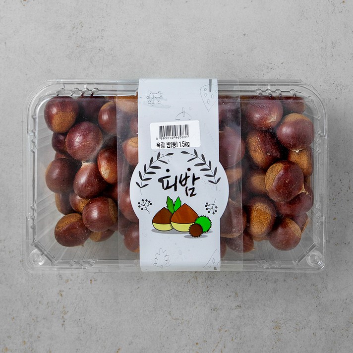 아산율림 옥광밤, 1.5kg(중), 1개