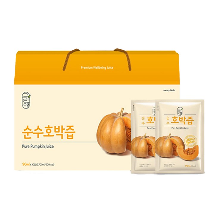 그린애 순수 호박즙, 30개, 90ml