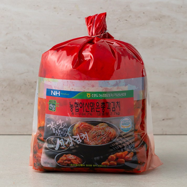 농협 선장 아산맑은총각김치, 2.7kg, 1개