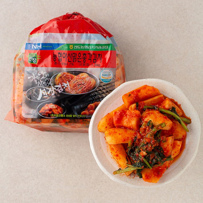 농협 선장 아산맑은총각김치, 1.5kg, 1개