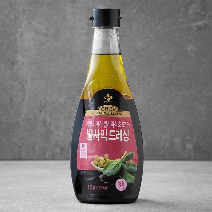 CJ제일제당 발사믹 드레싱, 610g, 1개