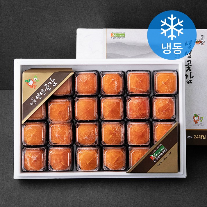네이처팜 청도 생생 곶감 24과 세트 (냉동), 1.44kg, 1세트