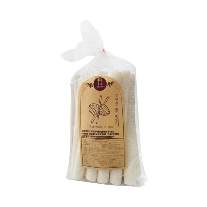 오후의식탁 코코넛 쌀 뻥튀기 숏뻥 20cm, 100g, 20개