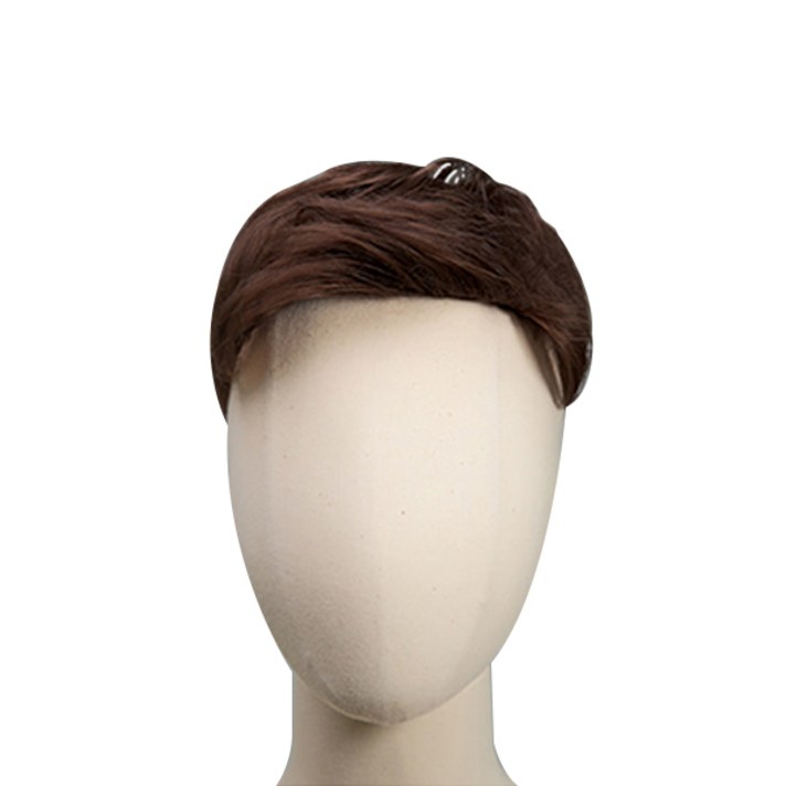 가발나라 남성 투블럭 리젠트 포마드 부분가발, 내츄럴브라운, 1개