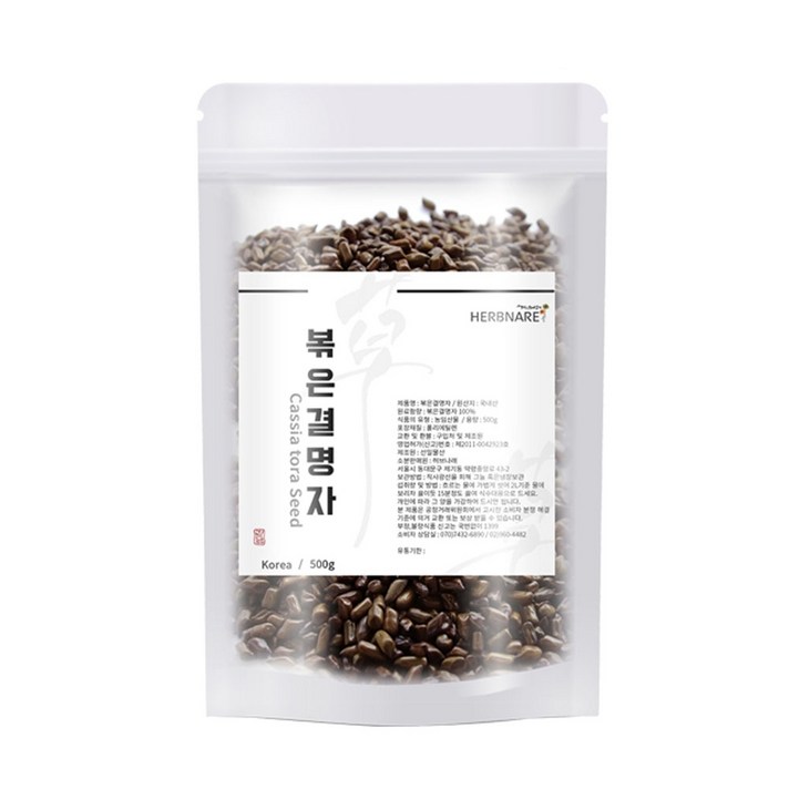 허브나래 저온로스팅 볶은 결명자차, 500g, 1개