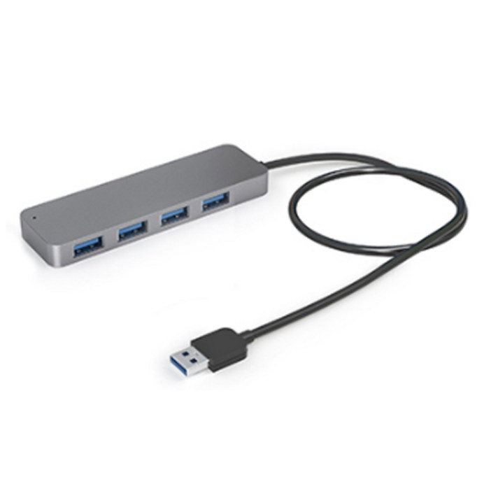 [쿠팡수입] 만듦 4포트 USB 3.1 Gen1 허브 메탈 1.2m