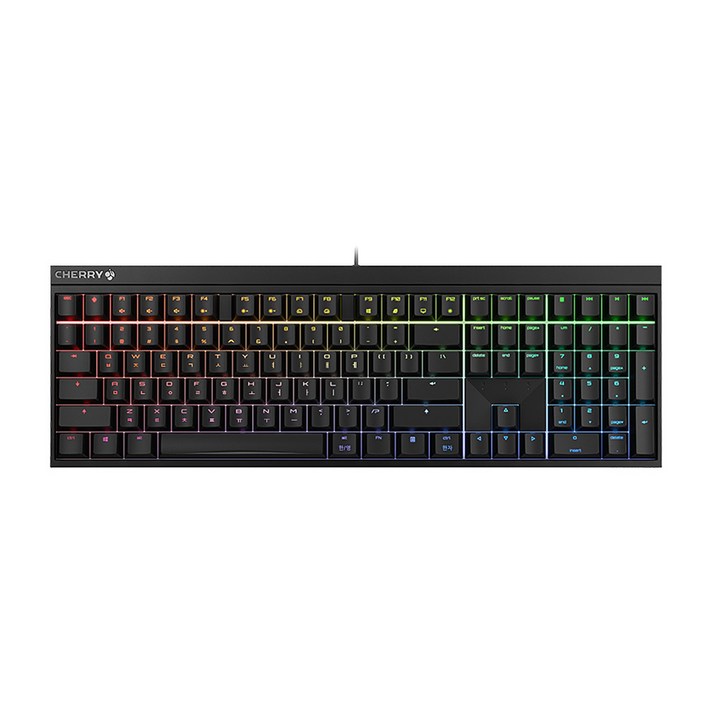 CHERRY MX BOARD 2.0S RGB 적축 기계식 유선키보드, 블랙, G80-3821LYAKR-2, 일반형